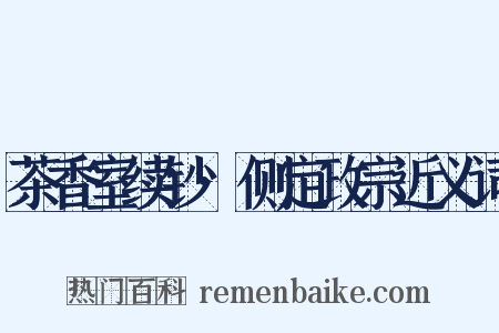 茶香室续钞·侧定政宗近义词是什么意思的图片